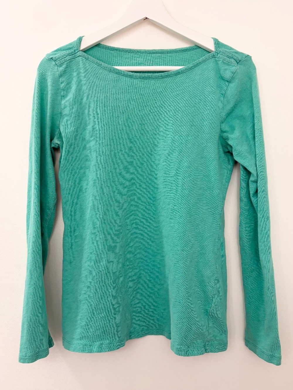 J. Crew long sleeve green t-shirt
